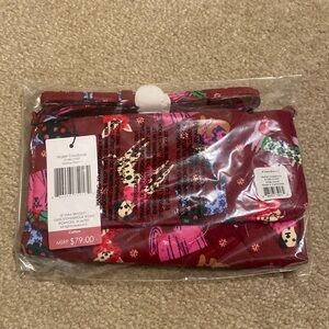 New Vera Bradley Wallet Clossbody Bag “Holiday Hounds” Christmas